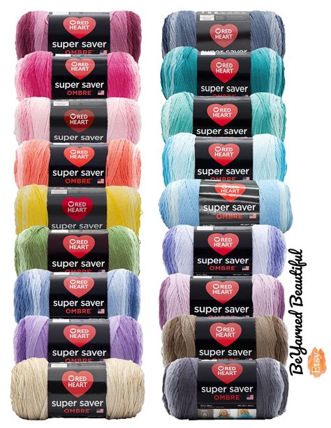 red heart super saver yarn colors